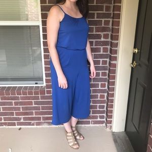 Blue Capris Romper